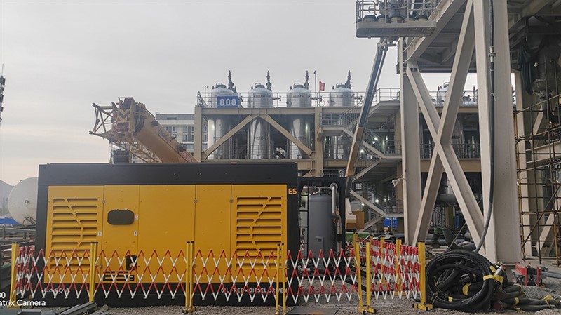 內(nèi)蒙通威空壓機(jī)租賃現(xiàn)場(chǎng)